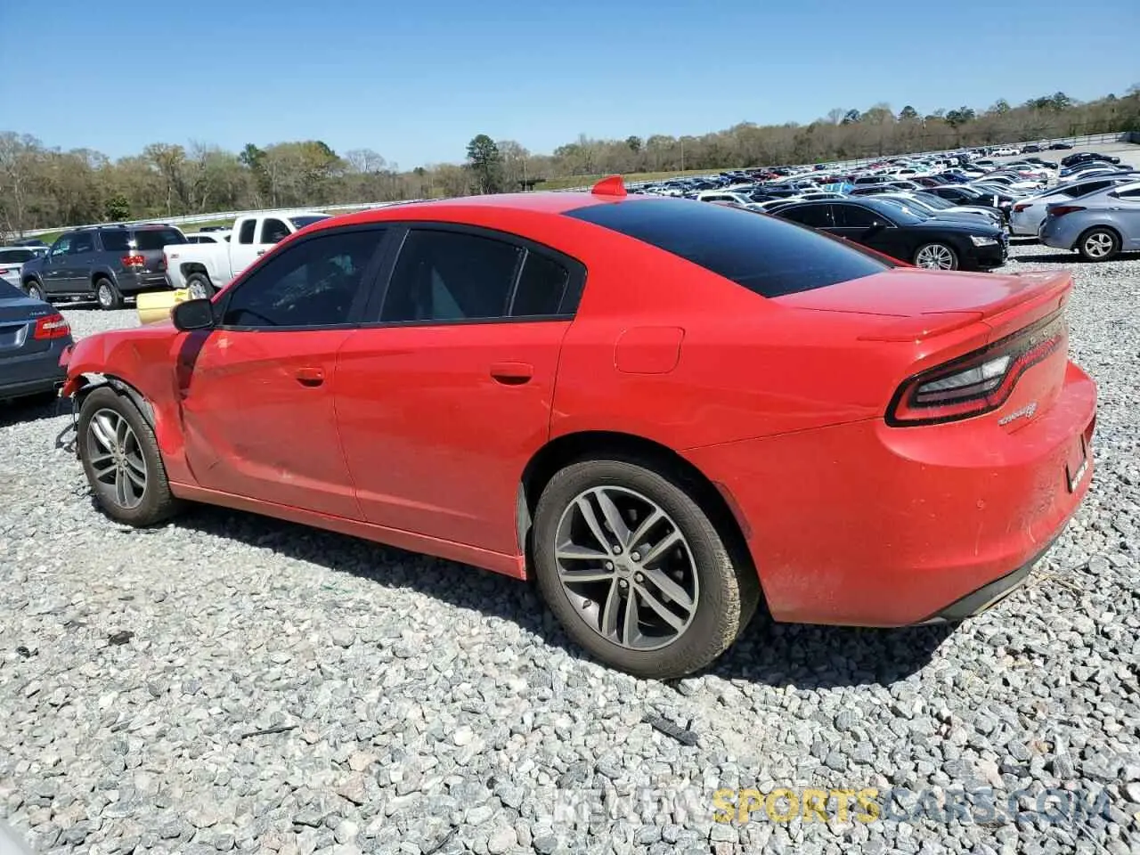 2 Photograph of a damaged car 2C3CDXJG9KH675810 DODGE CHARGER 2019