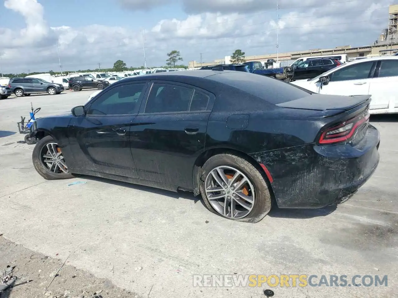 2 Photograph of a damaged car 2C3CDXJGXKH653881 DODGE CHARGER 2019