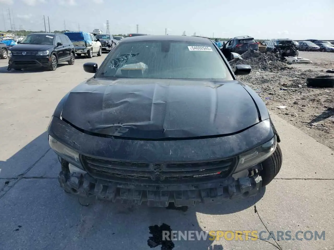 5 Photograph of a damaged car 2C3CDXJGXKH653881 DODGE CHARGER 2019