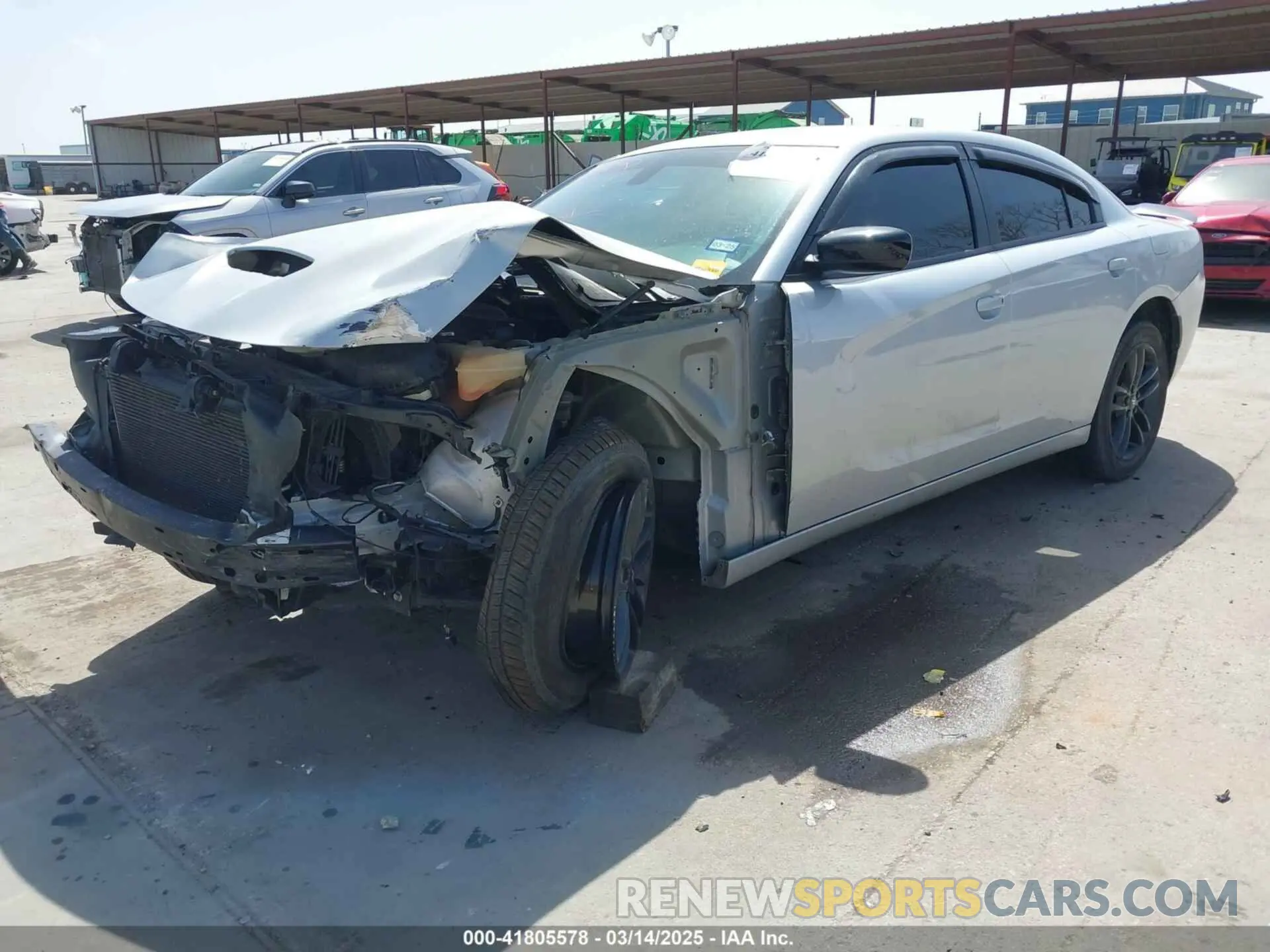 2 Photograph of a damaged car 2C3CDXJGXKH706854 DODGE CHARGER 2019