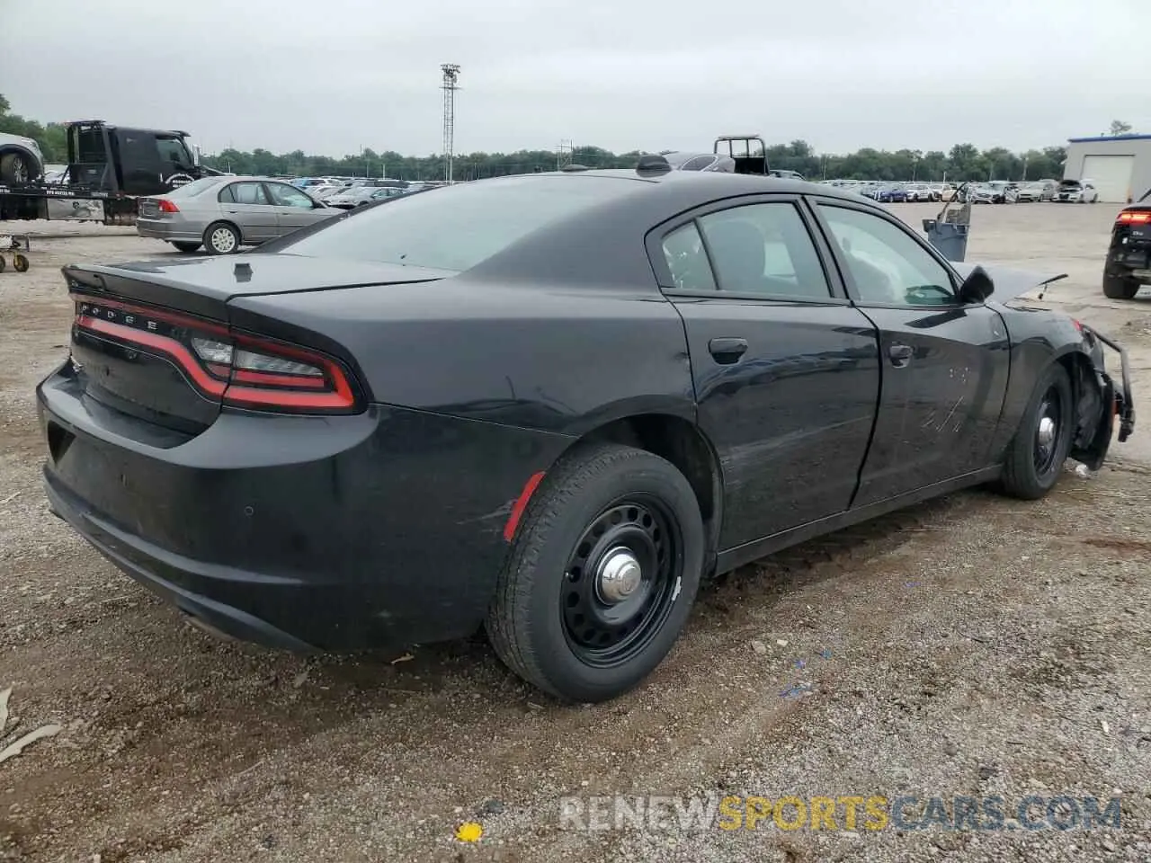 3 Photograph of a damaged car 2C3CDXKT1KH738538 DODGE CHARGER 2019