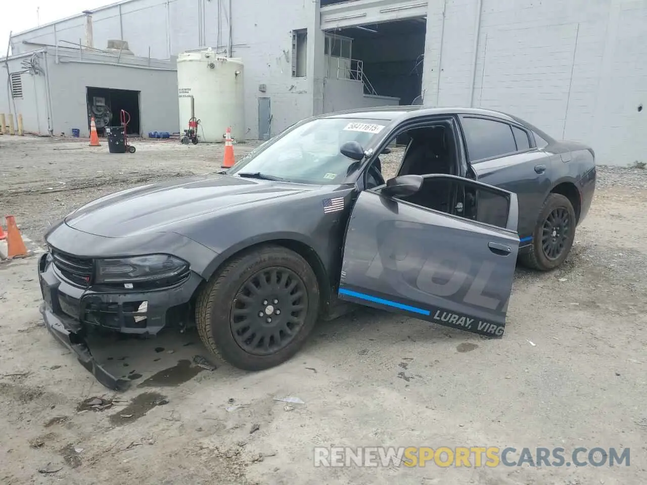 1 Photograph of a damaged car 2C3CDXKT2KH647276 DODGE CHARGER 2019