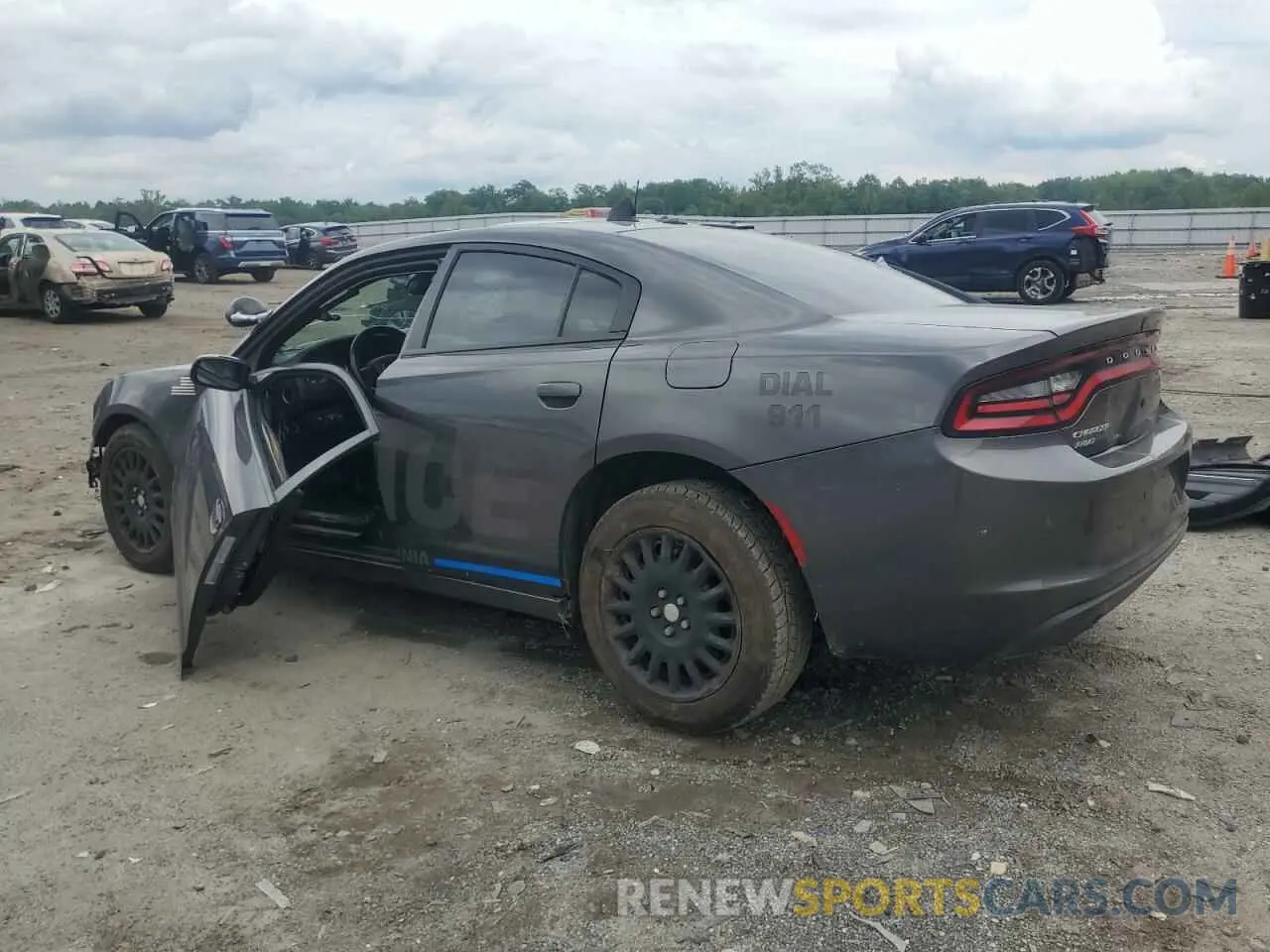 2 Photograph of a damaged car 2C3CDXKT2KH647276 DODGE CHARGER 2019