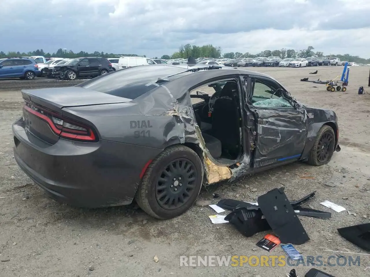 3 Photograph of a damaged car 2C3CDXKT2KH647276 DODGE CHARGER 2019