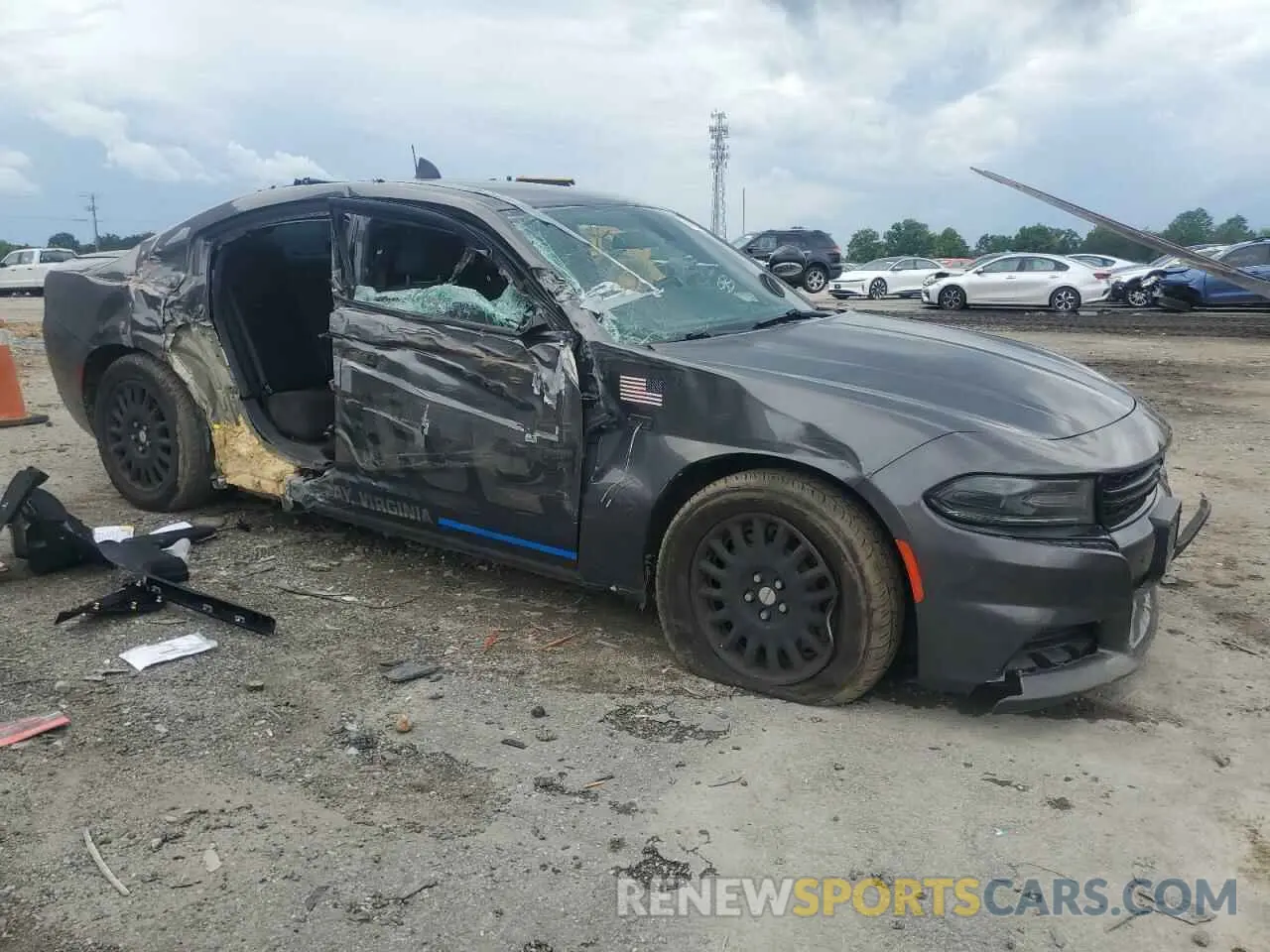 4 Photograph of a damaged car 2C3CDXKT2KH647276 DODGE CHARGER 2019
