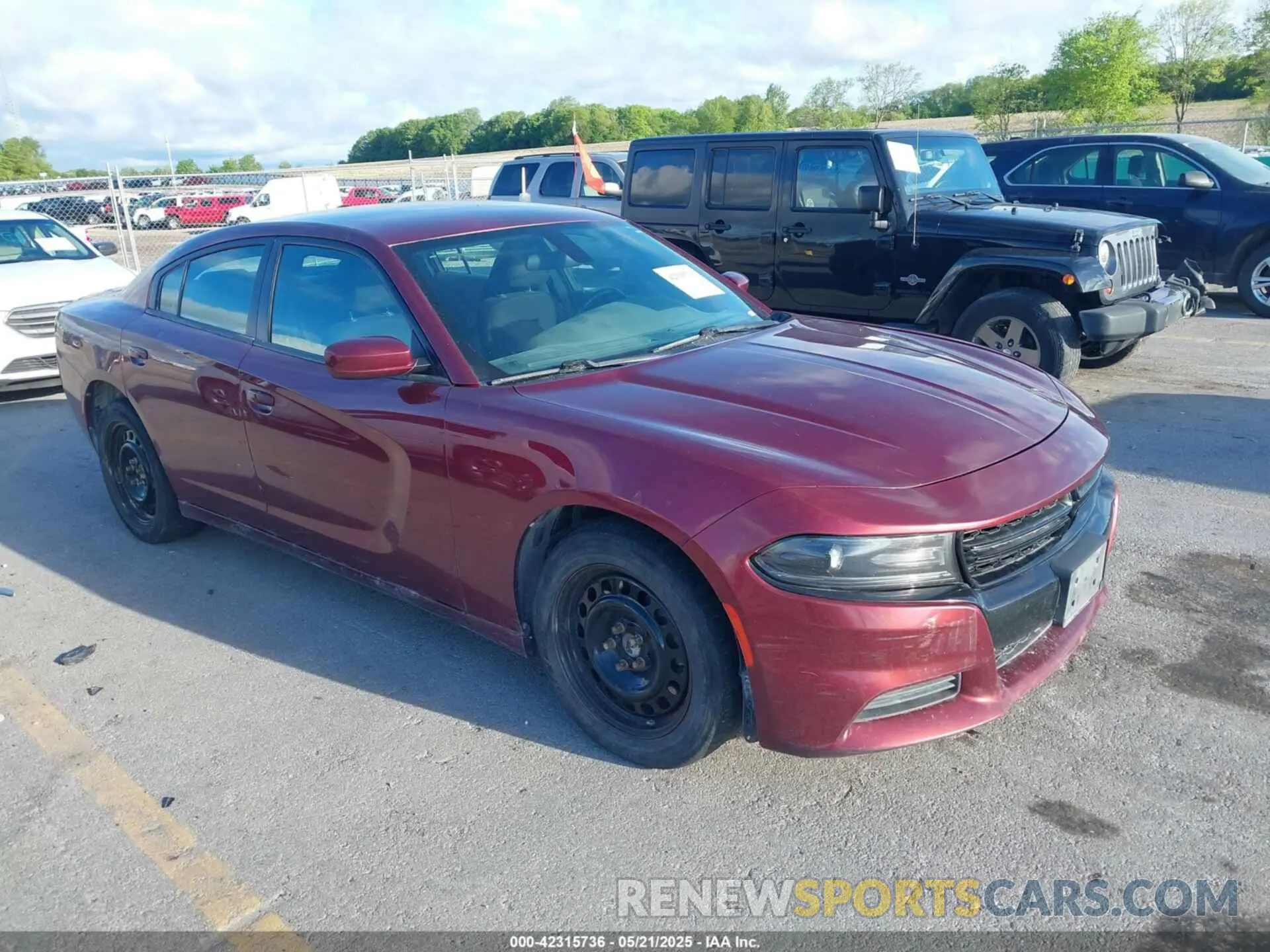 1 Photograph of a damaged car 2C3CDXKT4KH622783 DODGE CHARGER 2019