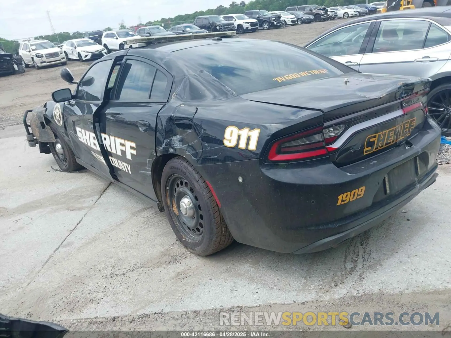 3 Photograph of a damaged car 2C3CDXKT5KH743080 DODGE CHARGER 2019