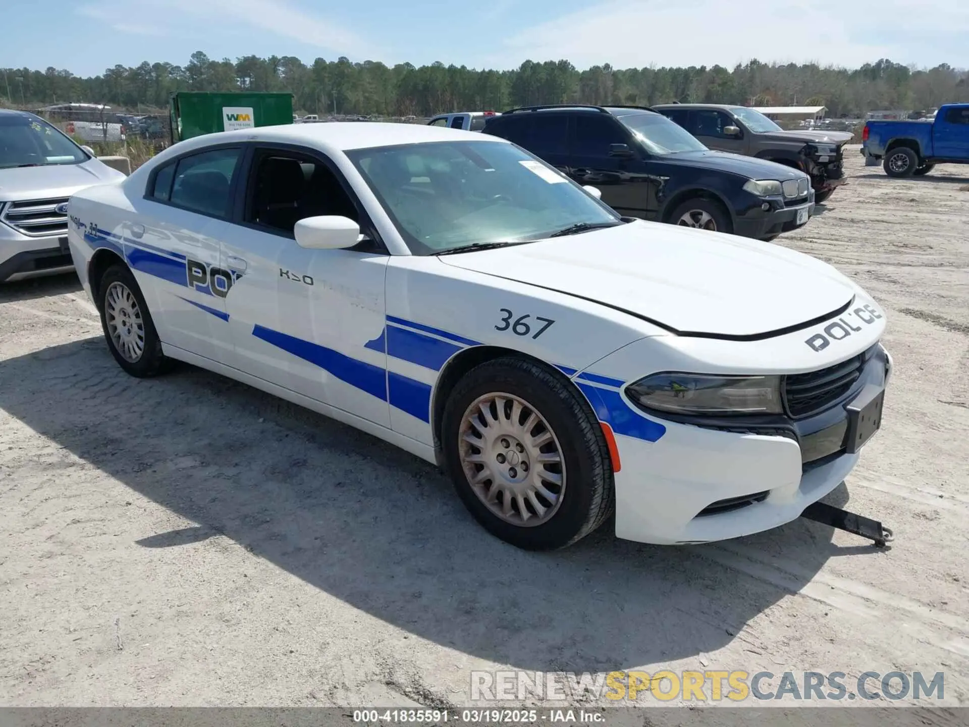 1 Photograph of a damaged car 2C3CDXKT6KH749616 DODGE CHARGER 2019