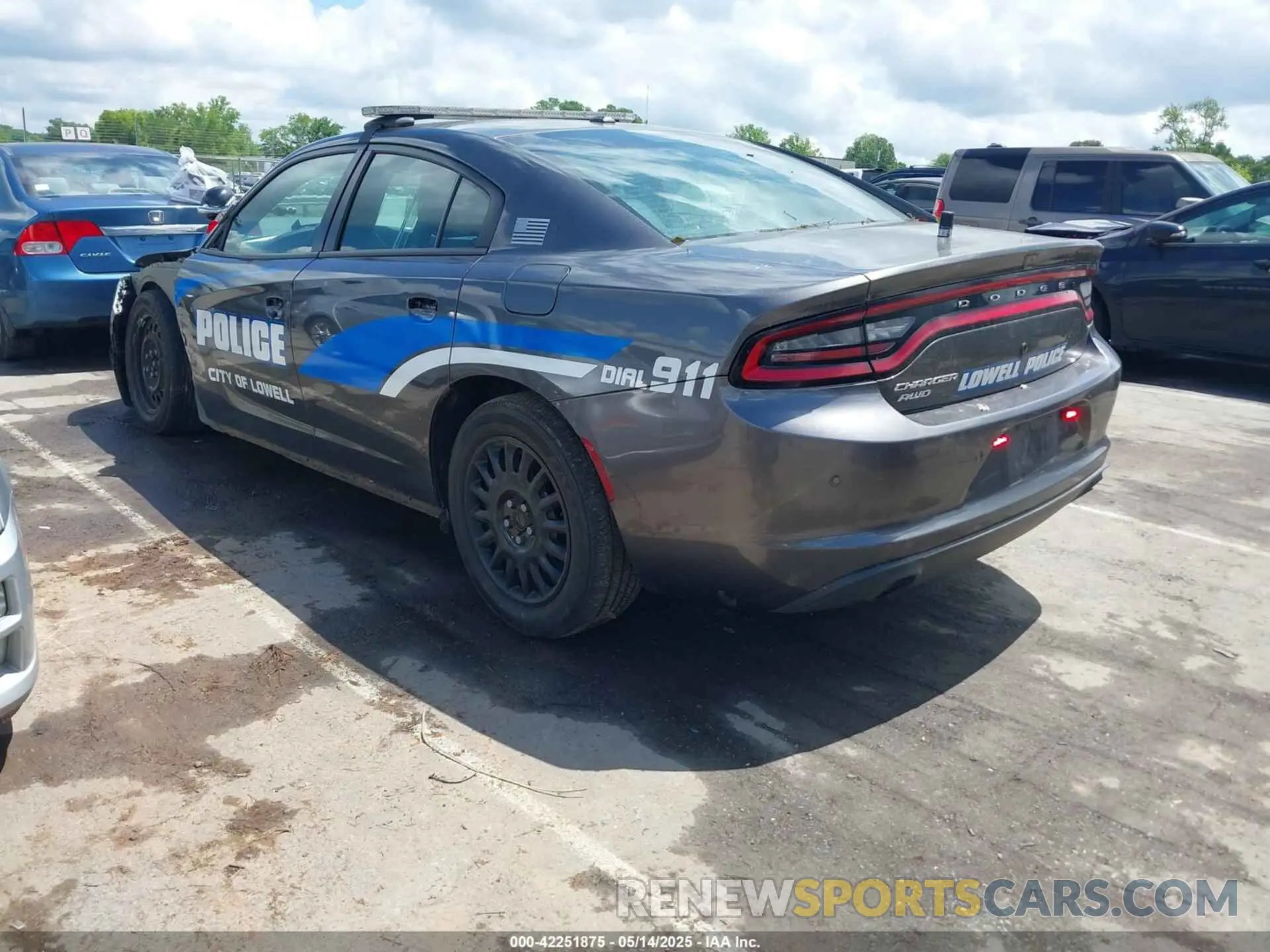 3 Photograph of a damaged car 2C3CDXKT6KH749633 DODGE CHARGER 2019
