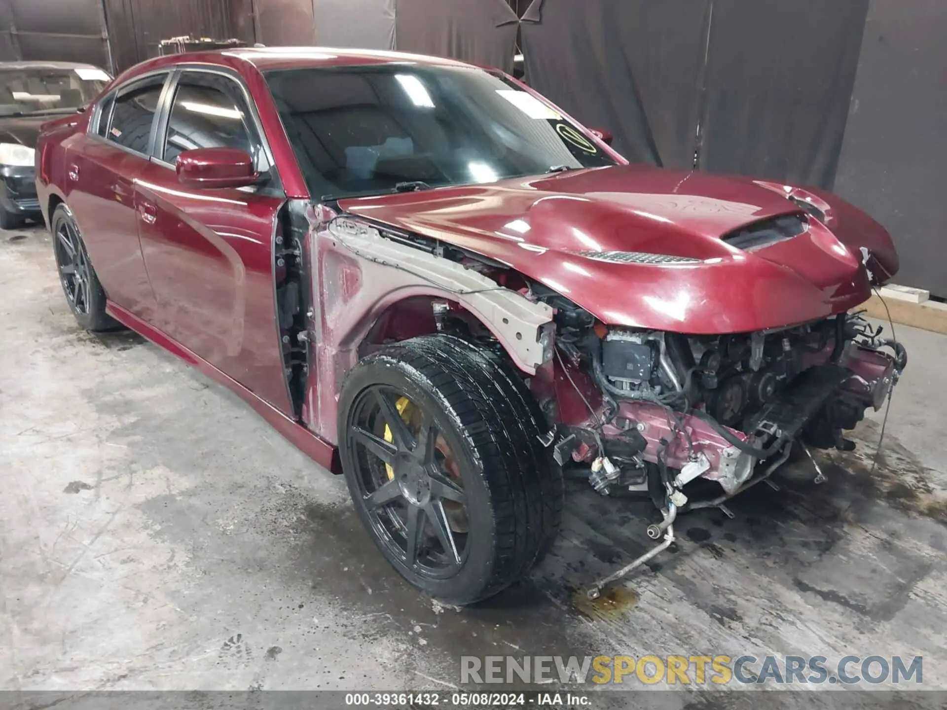 1 Photograph of a damaged car 2C3CDXL92KH693077 DODGE CHARGER 2019