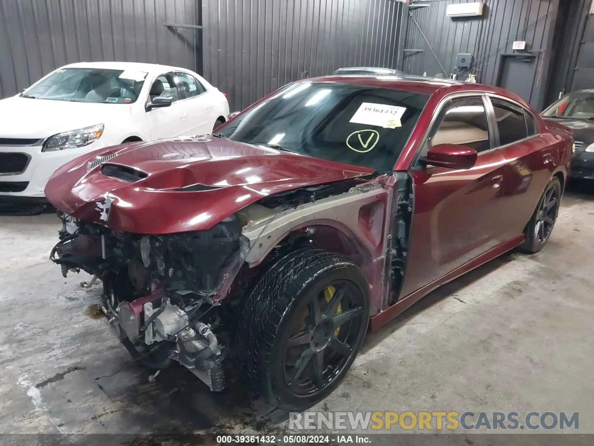 2 Photograph of a damaged car 2C3CDXL92KH693077 DODGE CHARGER 2019
