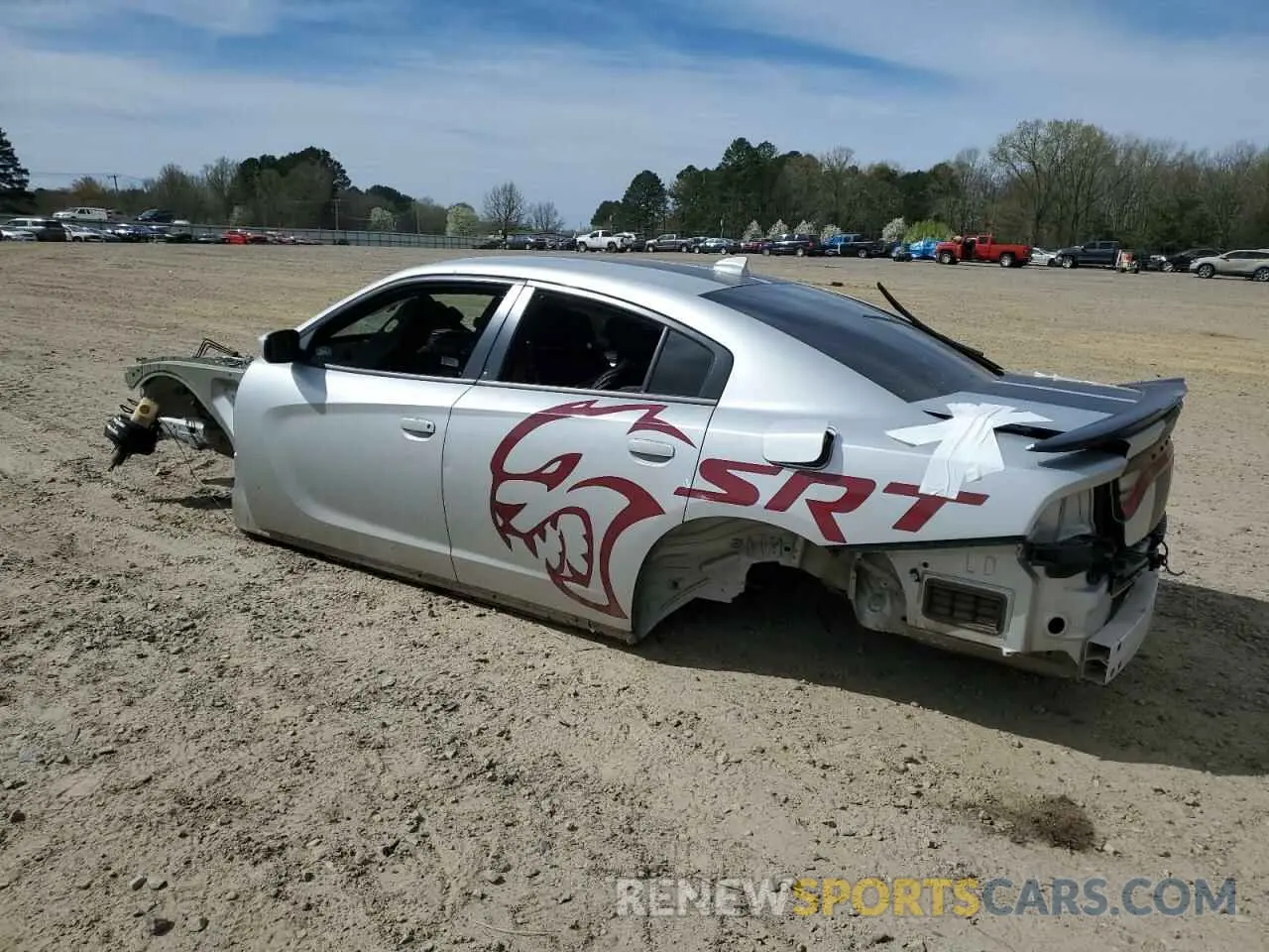 2 Photograph of a damaged car 2C3CDXL96KH742197 DODGE CHARGER 2019