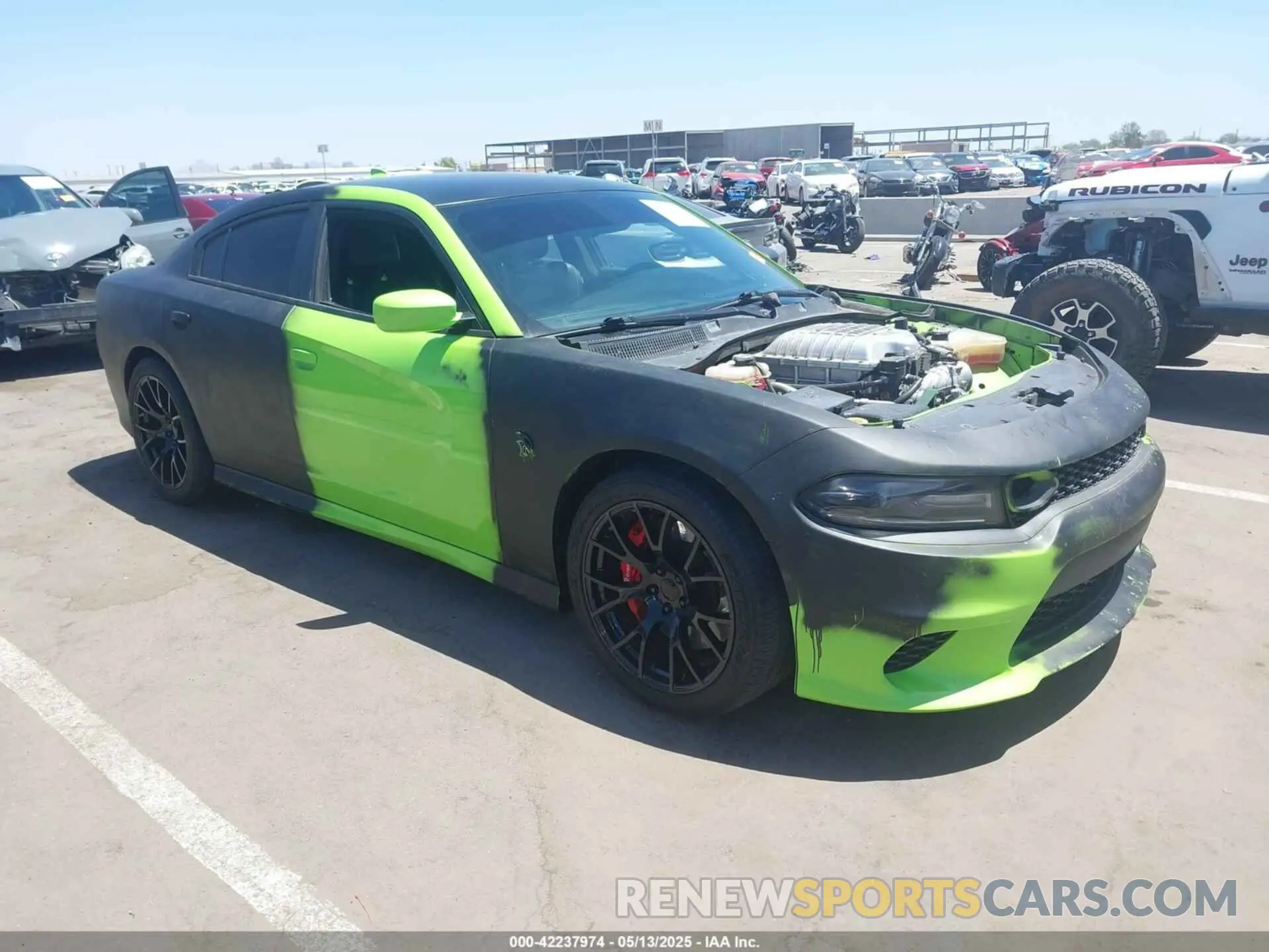 1 Photograph of a damaged car 2C3CDXL98KH732884 DODGE CHARGER 2019