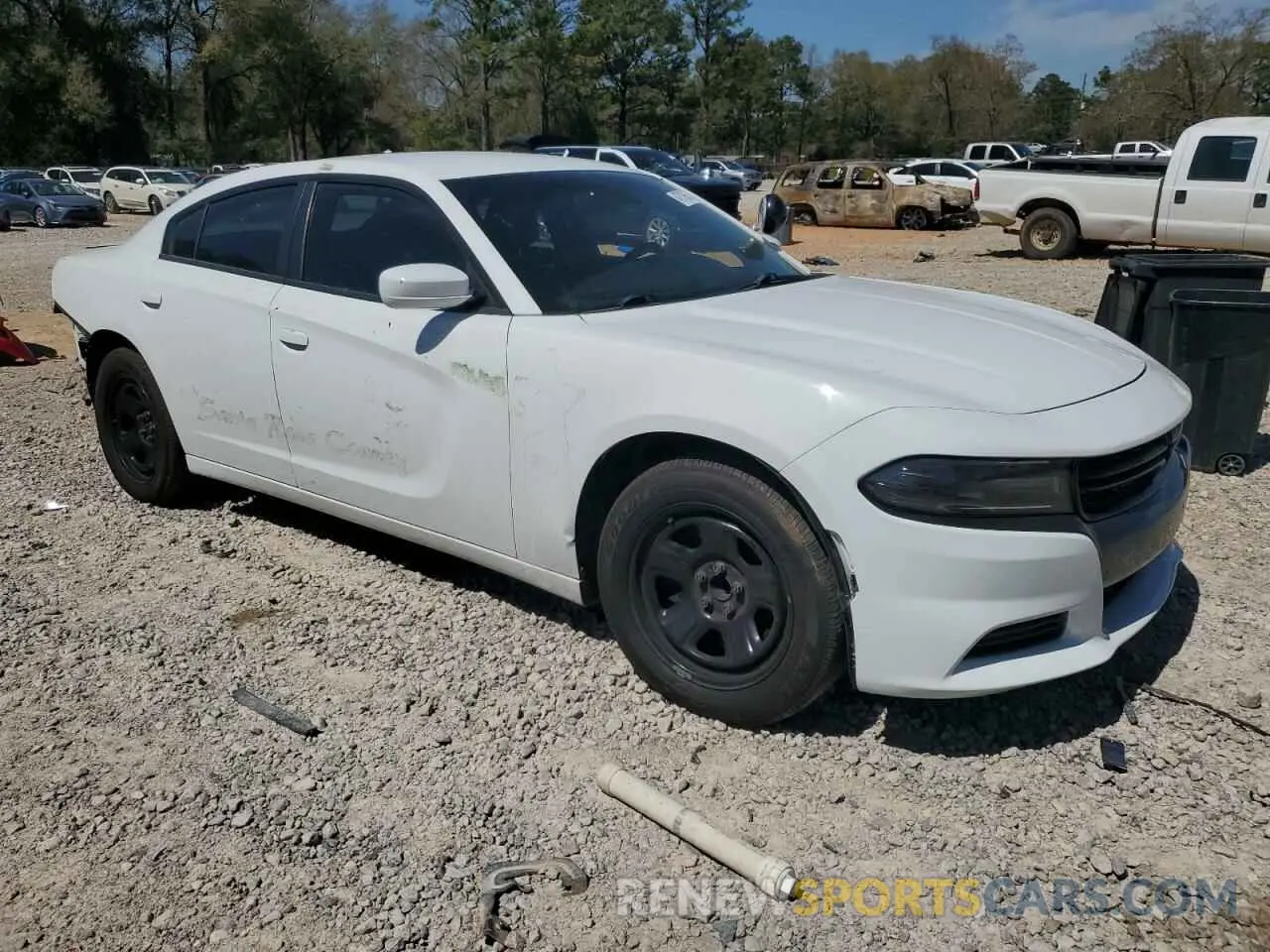 4 Photograph of a damaged car 2C3CDXAG4LH114156 DODGE CHARGER 2020