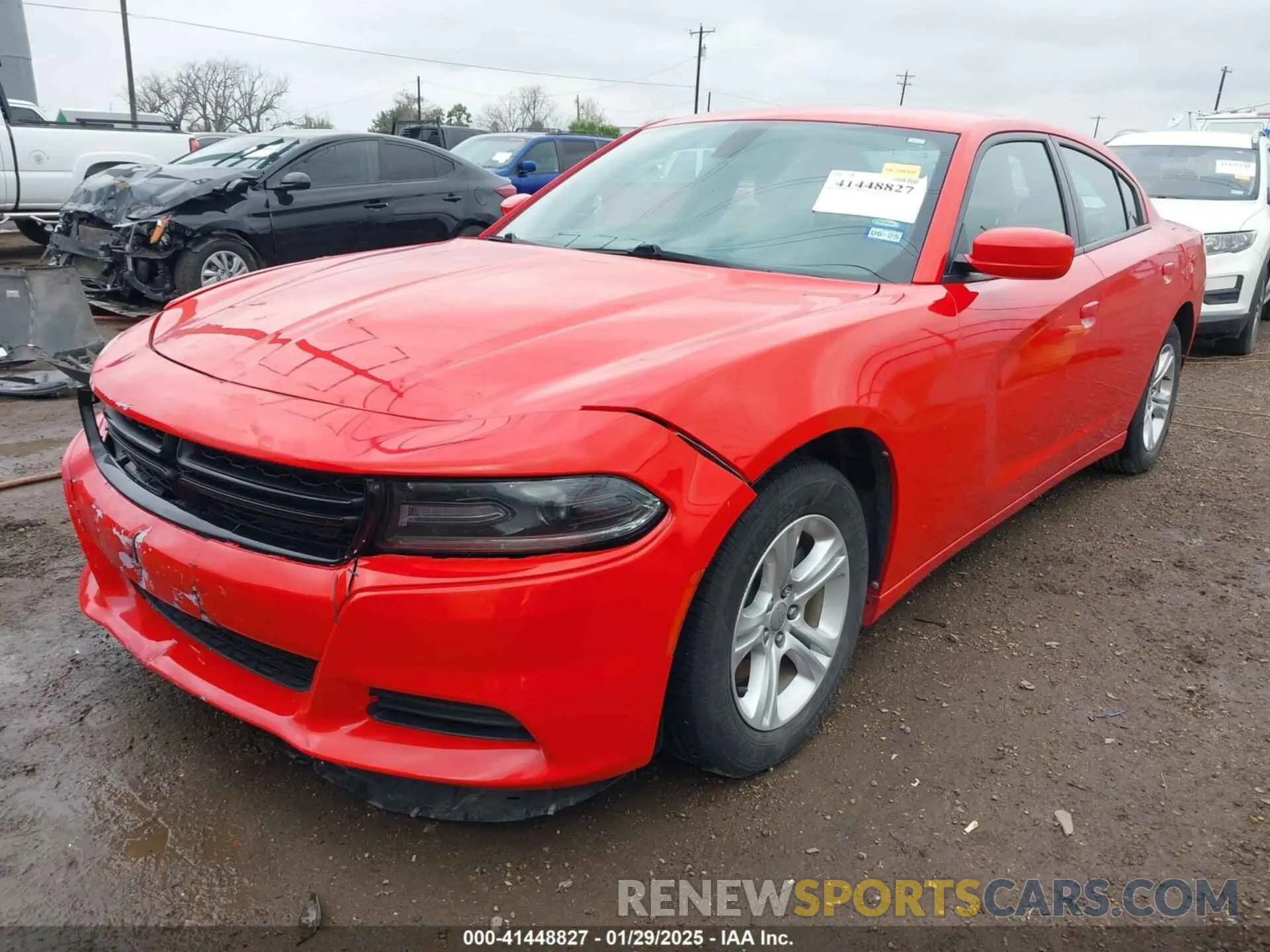 2 Photograph of a damaged car 2C3CDXBG0LH113990 DODGE CHARGER 2020