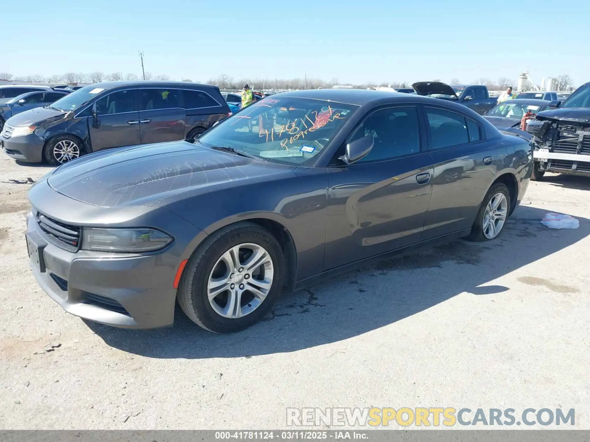 2 Photograph of a damaged car 2C3CDXBG0LH117053 DODGE CHARGER 2020