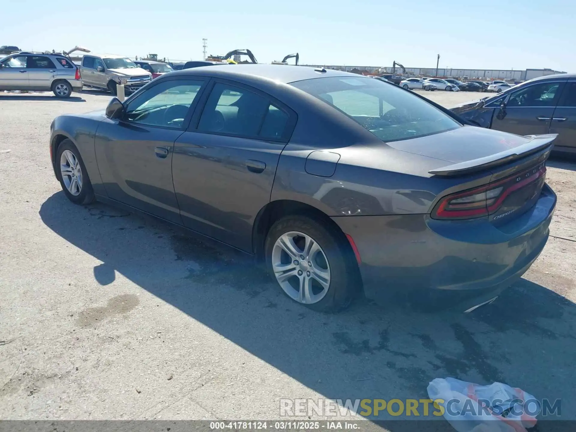 3 Photograph of a damaged car 2C3CDXBG0LH117053 DODGE CHARGER 2020