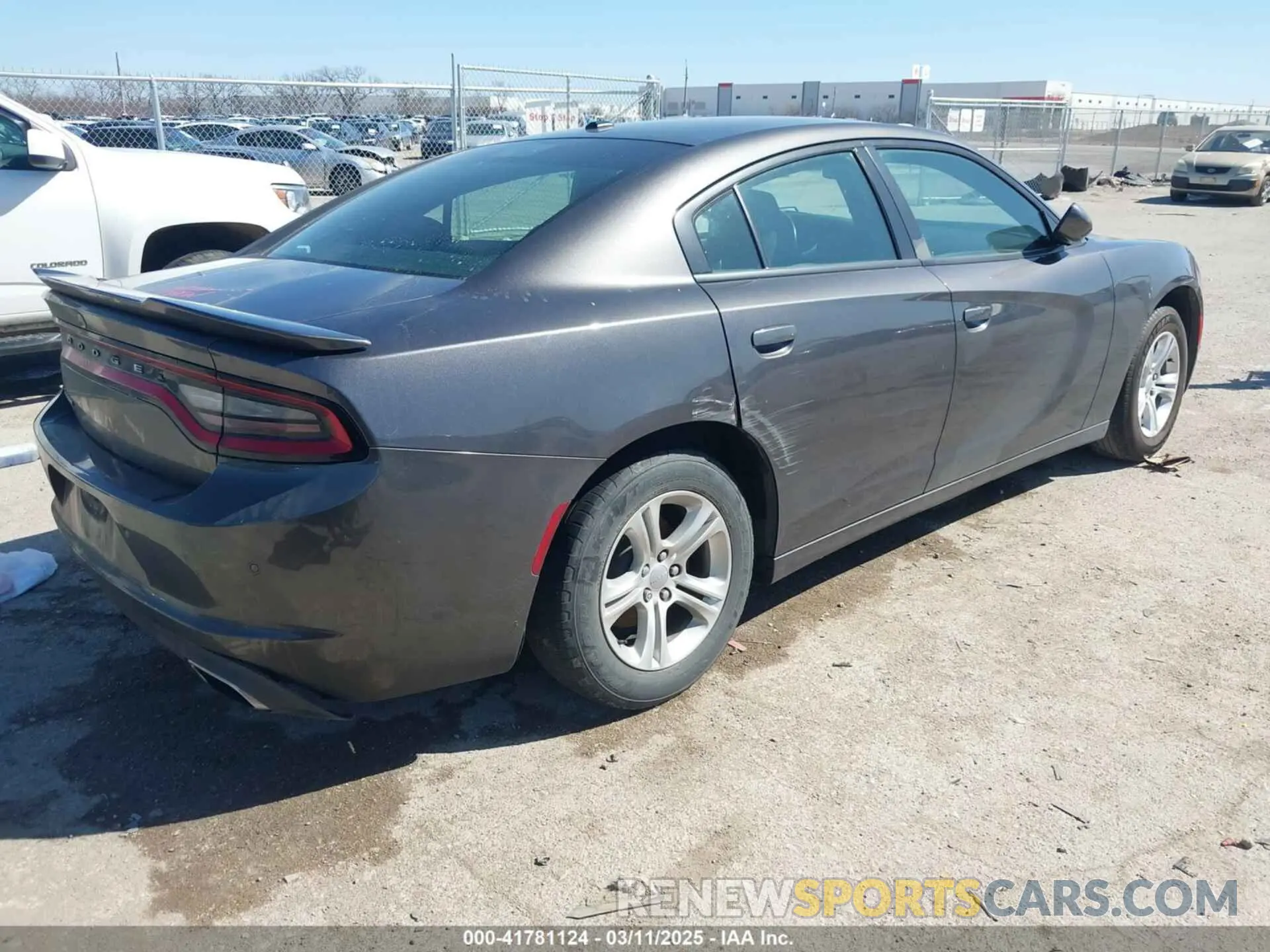 4 Photograph of a damaged car 2C3CDXBG0LH117053 DODGE CHARGER 2020