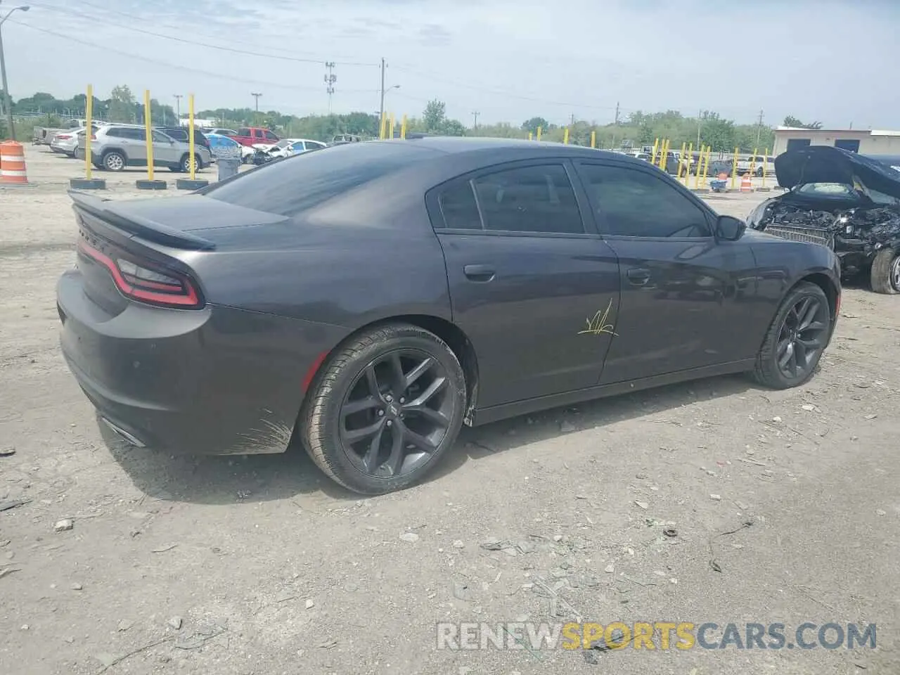 3 Photograph of a damaged car 2C3CDXBG0LH133401 DODGE CHARGER 2020