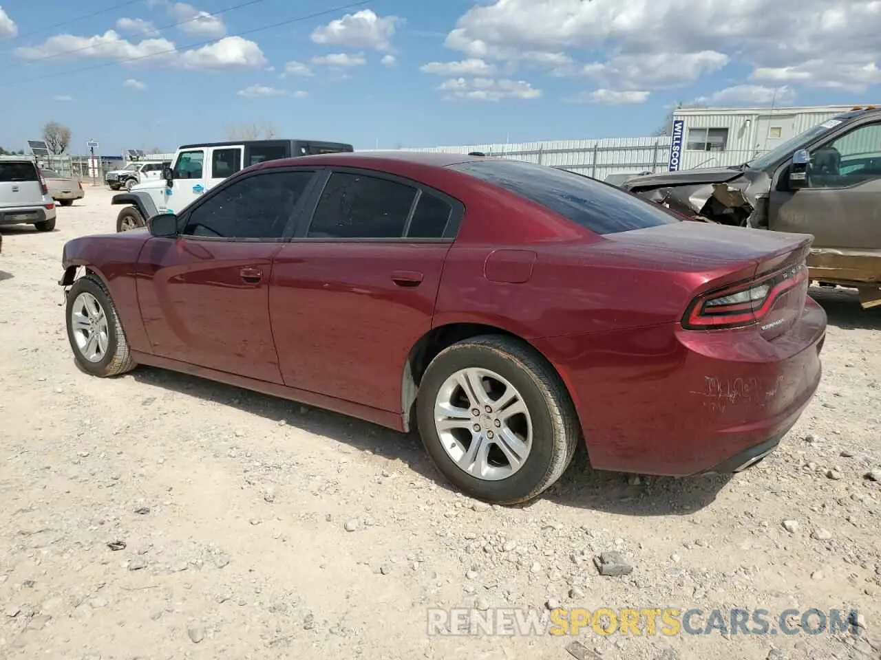 2 Photograph of a damaged car 2C3CDXBG0LH162901 DODGE CHARGER 2020