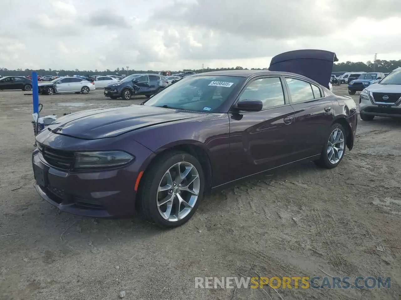 1 Photograph of a damaged car 2C3CDXBG0LH187913 DODGE CHARGER 2020
