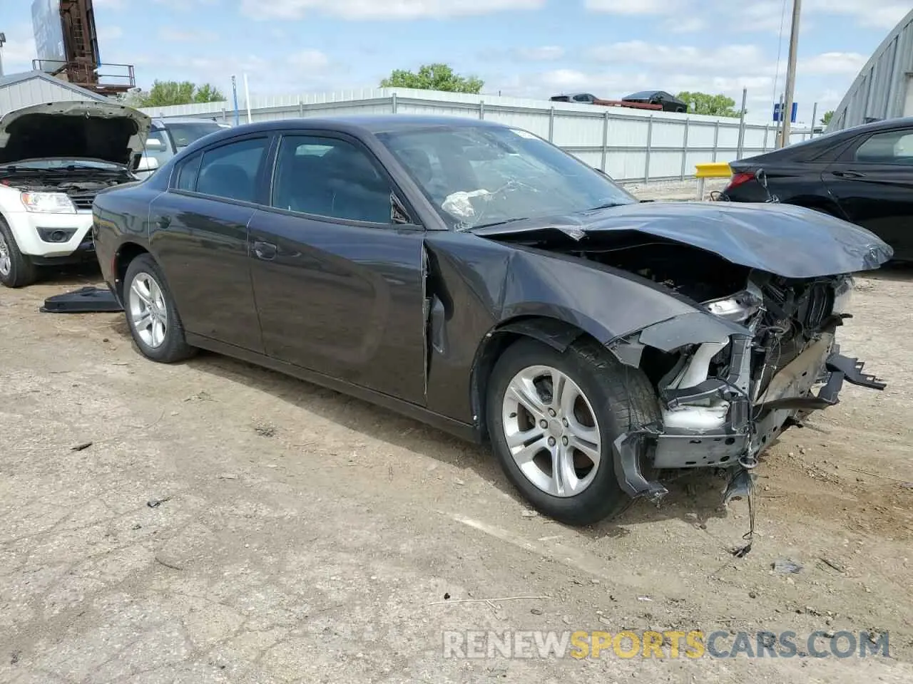 4 Photograph of a damaged car 2C3CDXBG0LH193484 DODGE CHARGER 2020