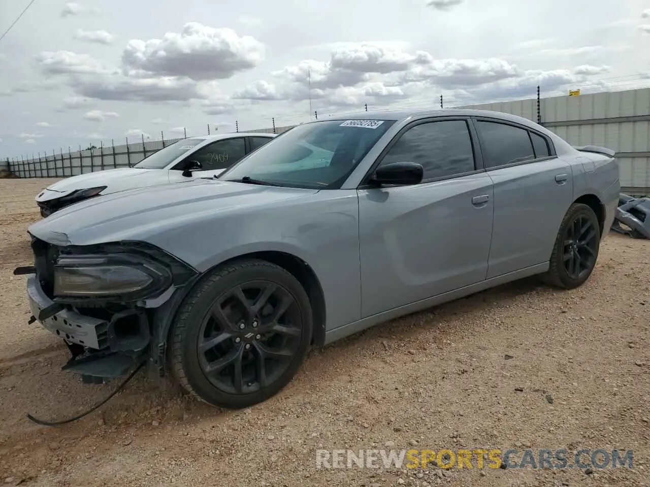1 Photograph of a damaged car 2C3CDXBG0LH195672 DODGE CHARGER 2020