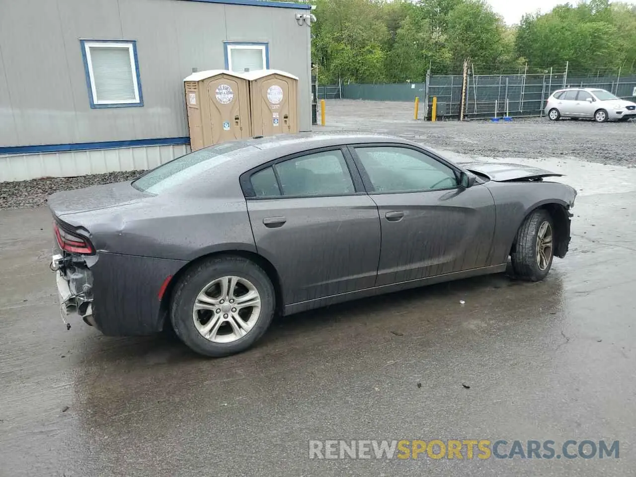 3 Photograph of a damaged car 2C3CDXBG0LH215824 DODGE CHARGER 2020
