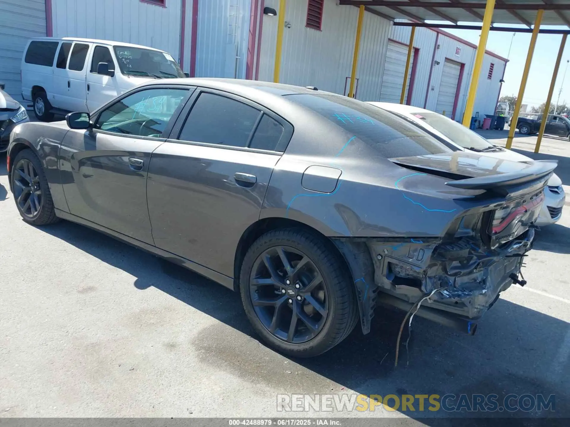 3 Photograph of a damaged car 2C3CDXBG0LH219520 DODGE CHARGER 2020