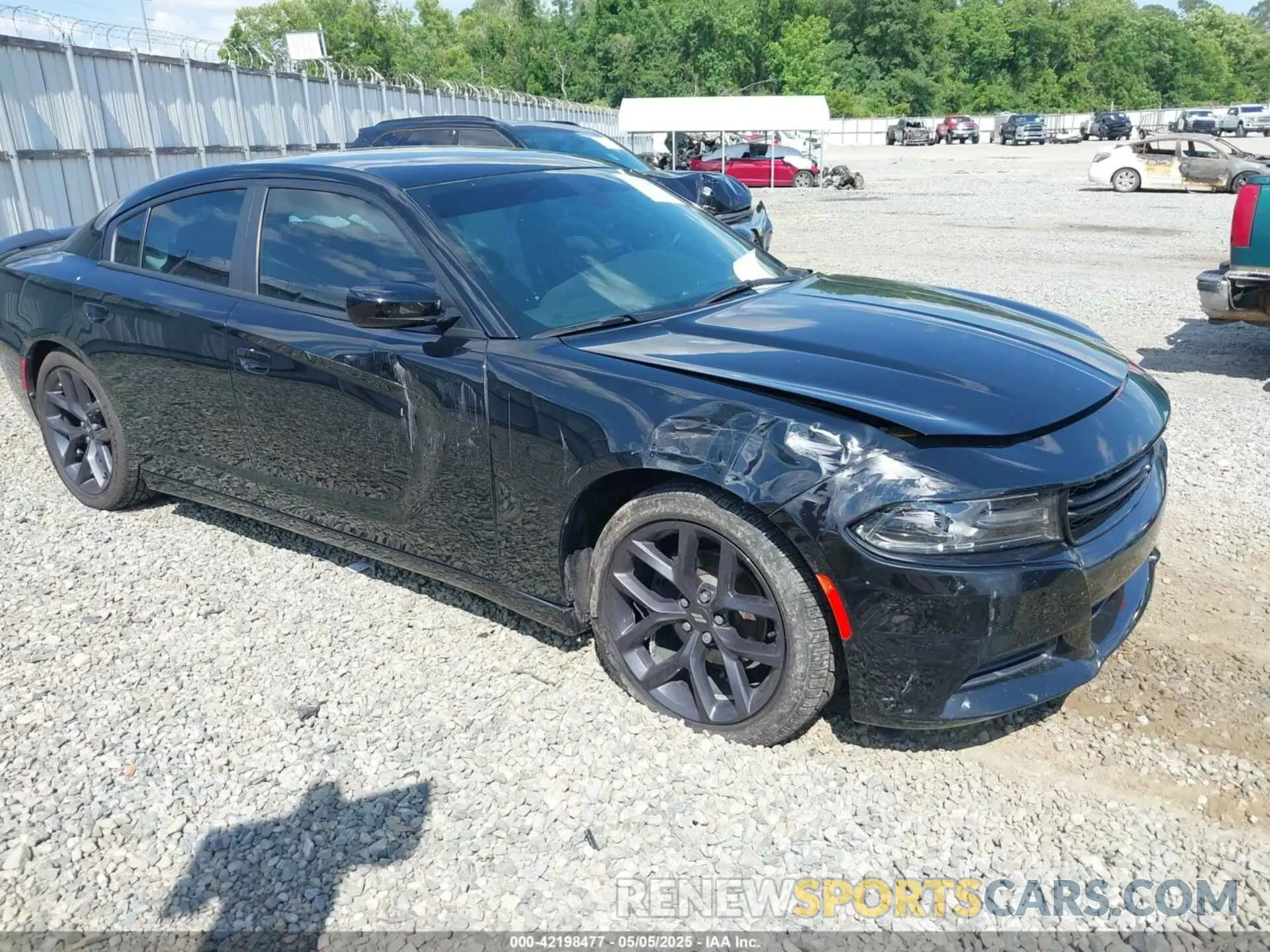 1 Photograph of a damaged car 2C3CDXBG0LH219582 DODGE CHARGER 2020