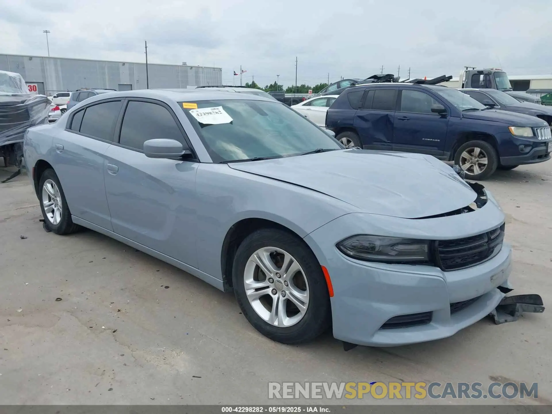 1 Photograph of a damaged car 2C3CDXBG0LH229609 DODGE CHARGER 2020