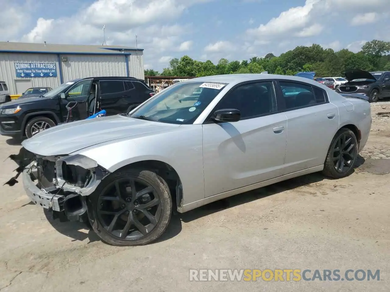 1 Photograph of a damaged car 2C3CDXBG1LH134377 DODGE CHARGER 2020