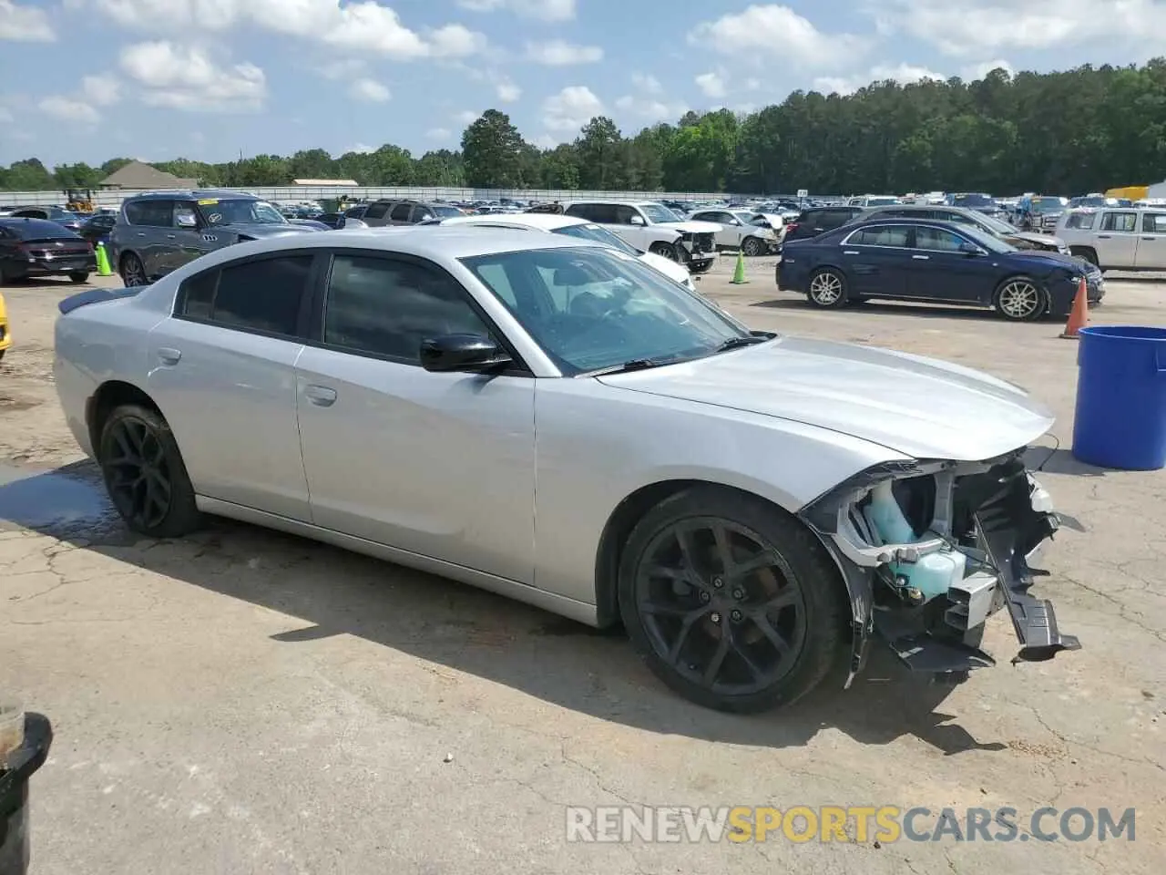 4 Photograph of a damaged car 2C3CDXBG1LH134377 DODGE CHARGER 2020