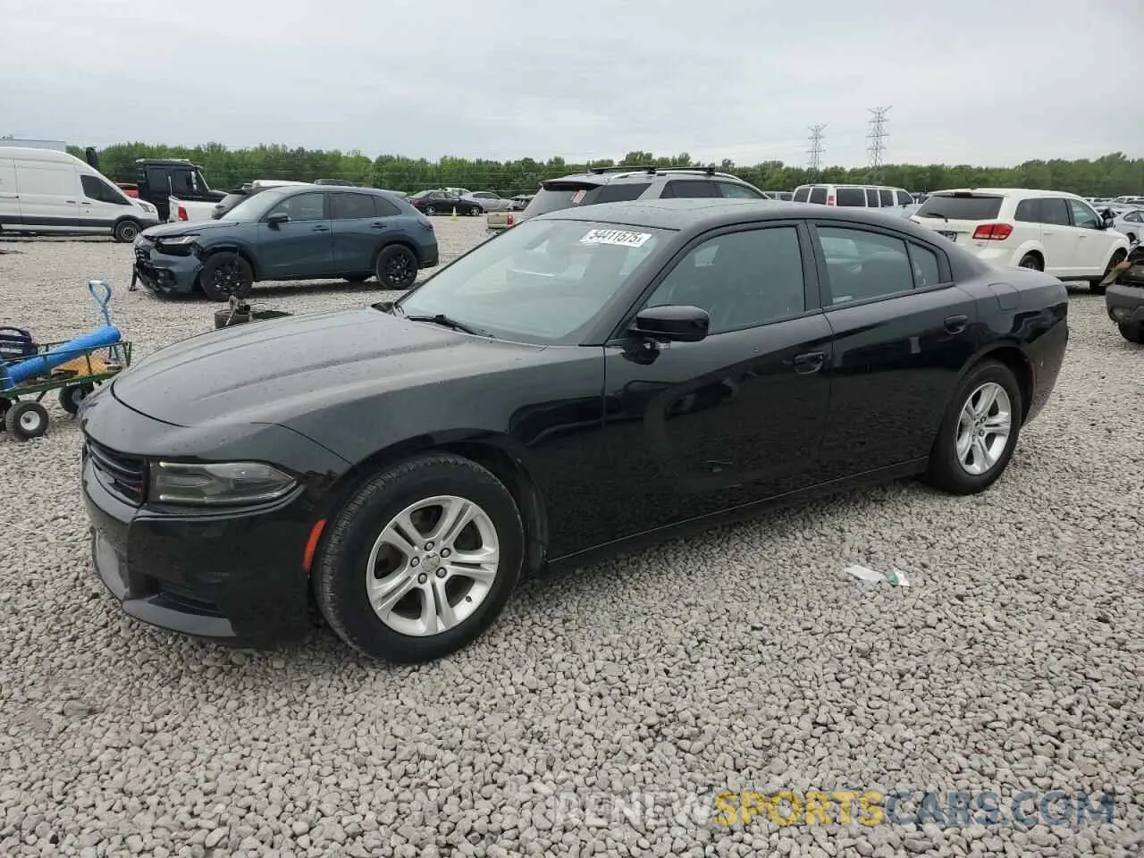 1 Photograph of a damaged car 2C3CDXBG1LH144326 DODGE CHARGER 2020