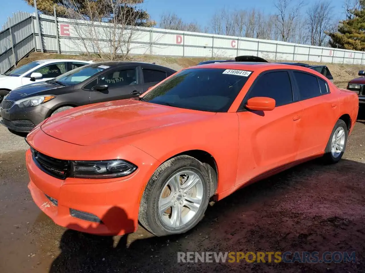 1 Photograph of a damaged car 2C3CDXBG1LH152832 DODGE CHARGER 2020