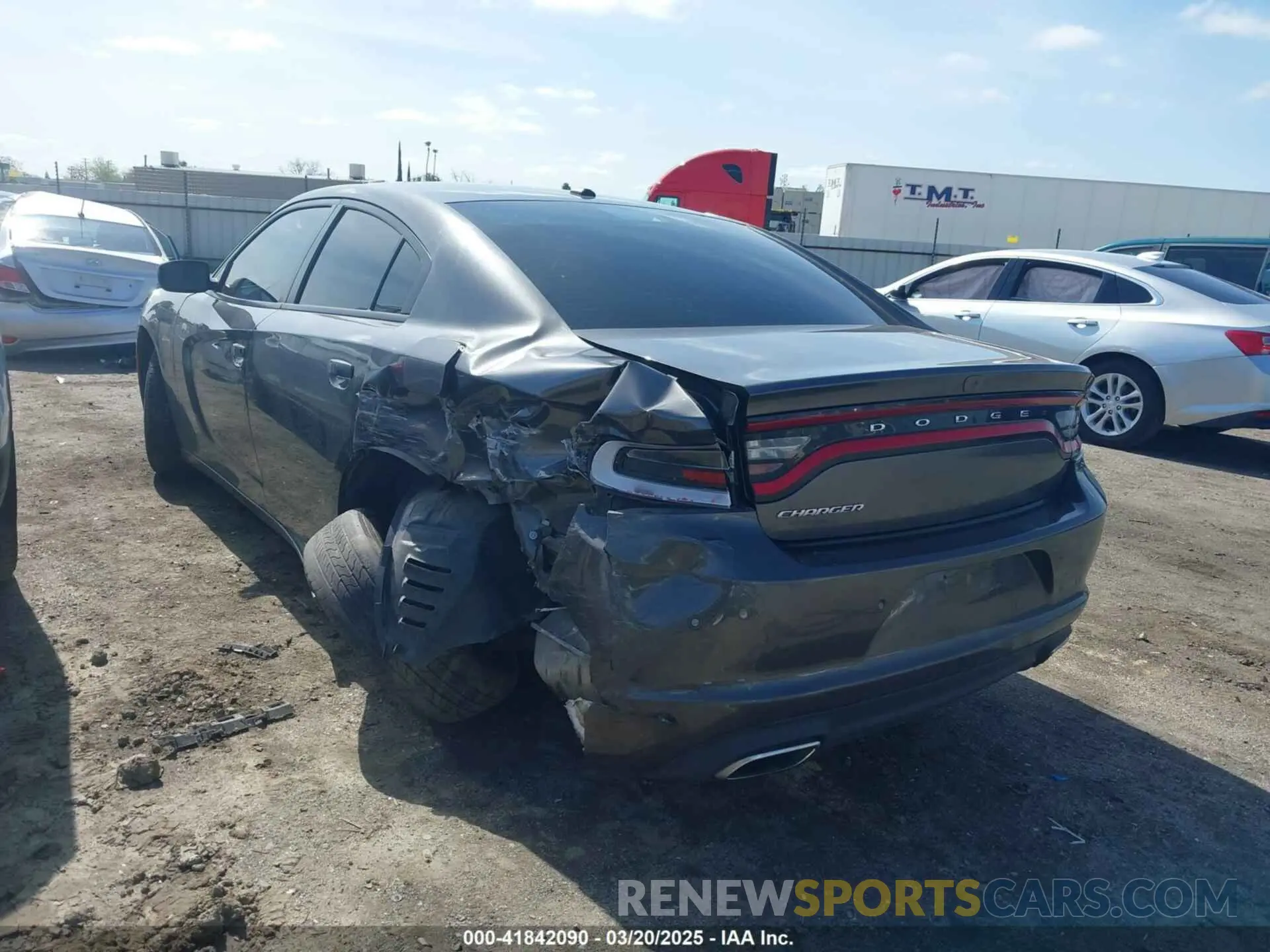 3 Photograph of a damaged car 2C3CDXBG1LH211605 DODGE CHARGER 2020
