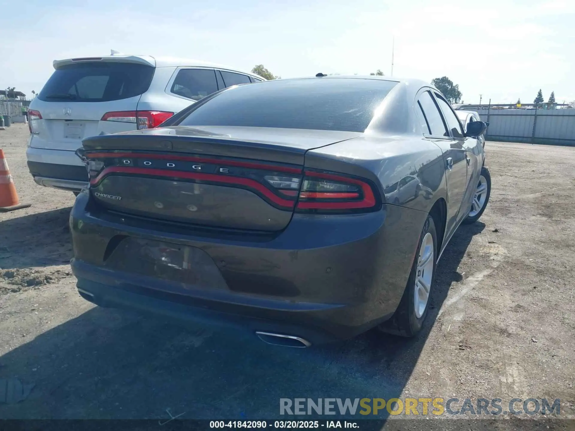 4 Photograph of a damaged car 2C3CDXBG1LH211605 DODGE CHARGER 2020