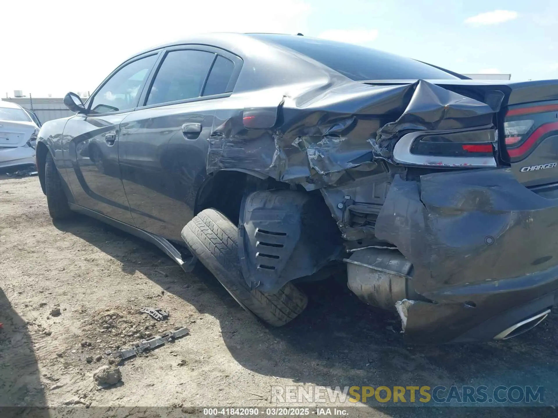 6 Photograph of a damaged car 2C3CDXBG1LH211605 DODGE CHARGER 2020