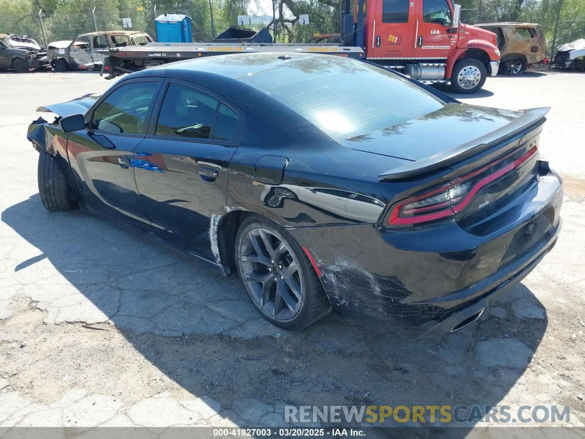 3 Photograph of a damaged car 2C3CDXBG3LH114888 DODGE CHARGER 2020