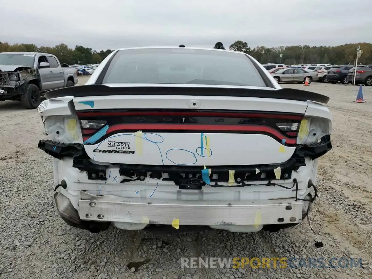 6 Photograph of a damaged car 2C3CDXBG3LH166862 DODGE CHARGER 2020