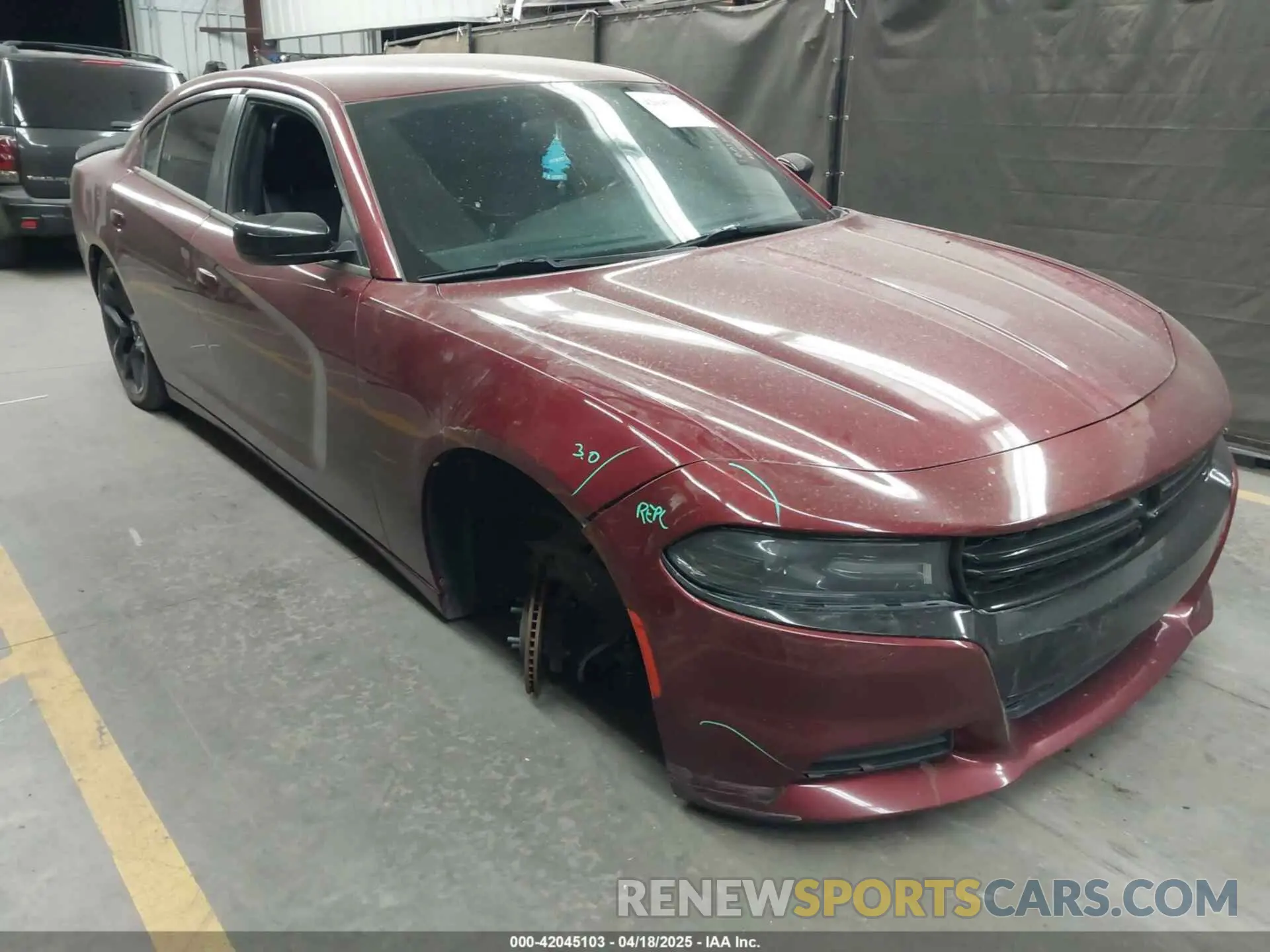 1 Photograph of a damaged car 2C3CDXBG4LH101261 DODGE CHARGER 2020