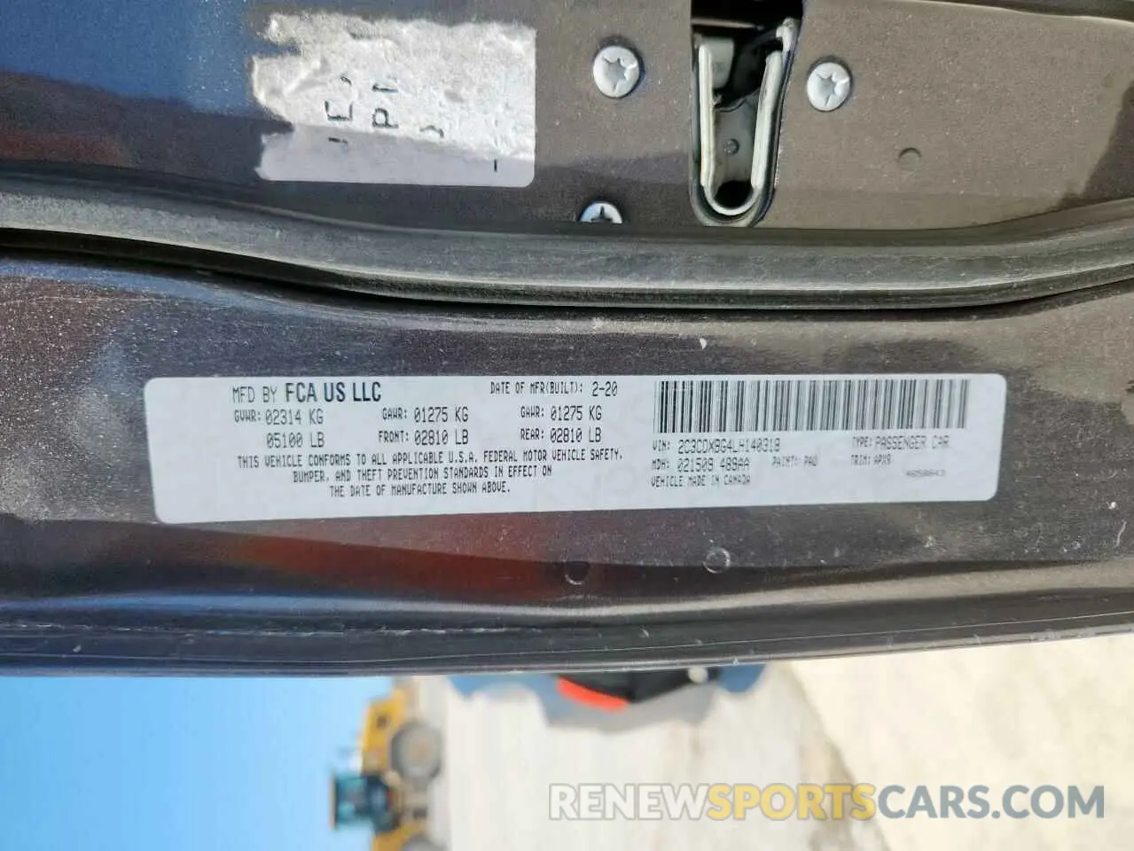 12 Photograph of a damaged car 2C3CDXBG4LH140318 DODGE CHARGER 2020