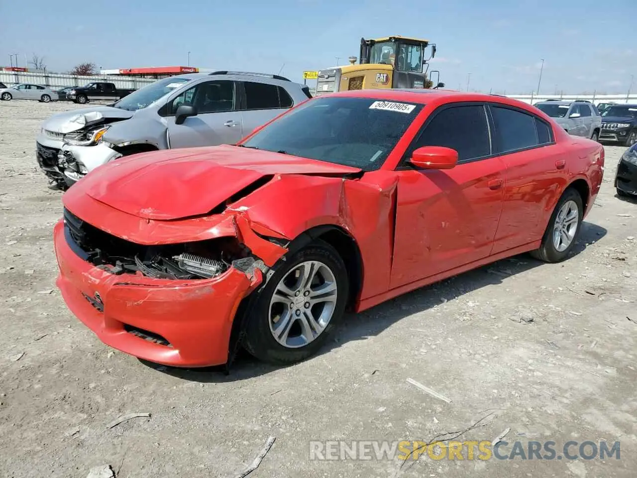 1 Photograph of a damaged car 2C3CDXBG4LH149651 DODGE CHARGER 2020