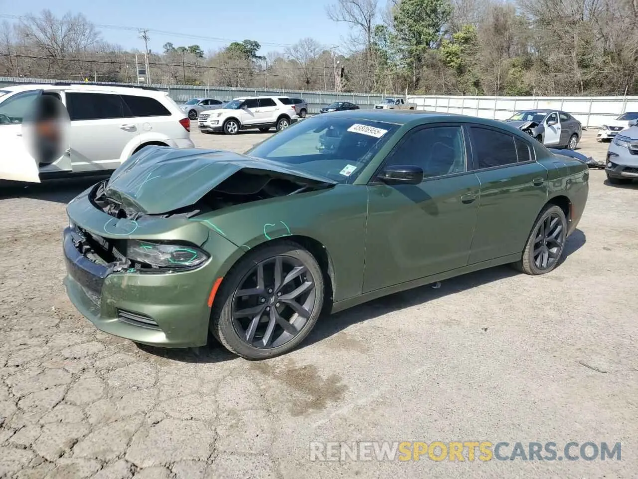 1 Photograph of a damaged car 2C3CDXBG5LH177636 DODGE CHARGER 2020
