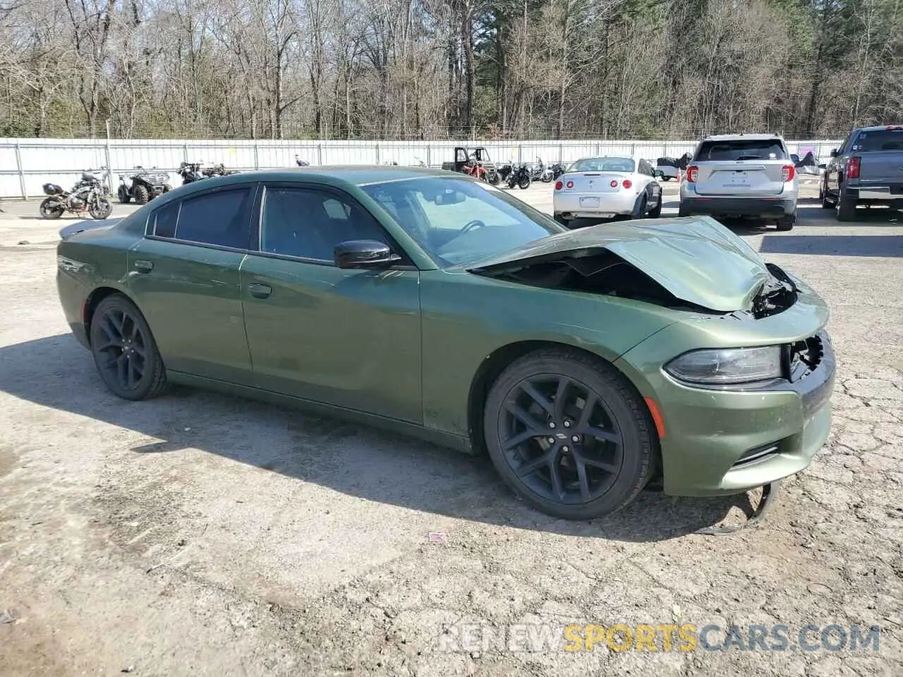 4 Photograph of a damaged car 2C3CDXBG5LH177636 DODGE CHARGER 2020