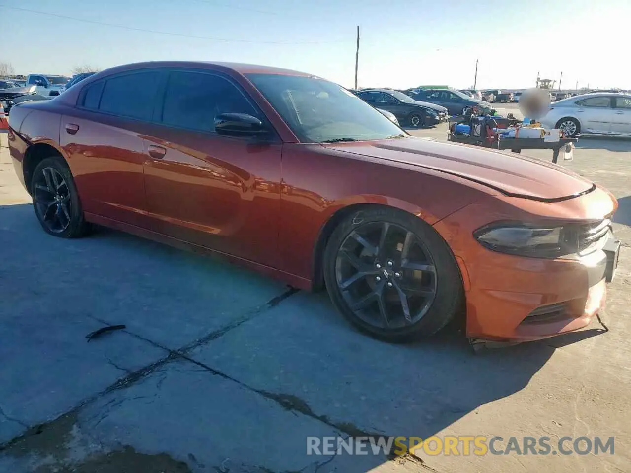 4 Photograph of a damaged car 2C3CDXBG5LH187731 DODGE CHARGER 2020