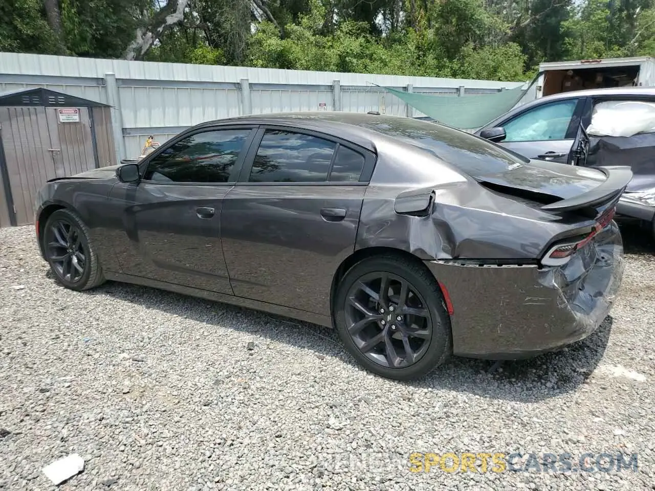2 Photograph of a damaged car 2C3CDXBG5LH195991 DODGE CHARGER 2020