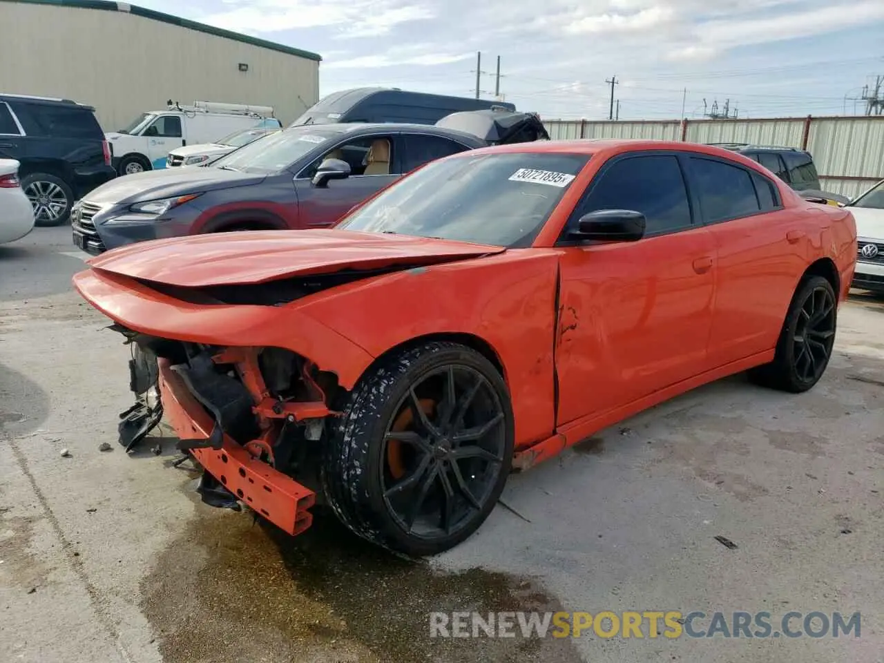 1 Photograph of a damaged car 2C3CDXBG5LH199846 DODGE CHARGER 2020
