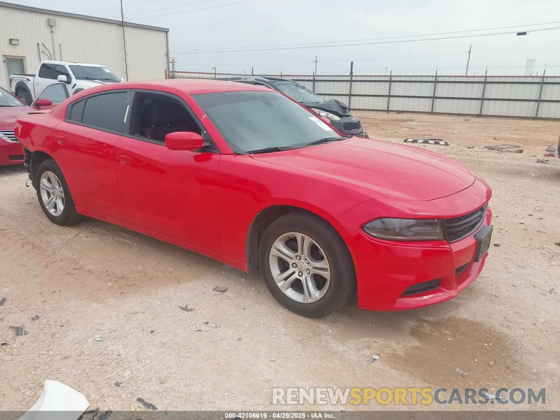1 Photograph of a damaged car 2C3CDXBG5LH238953 DODGE CHARGER 2020