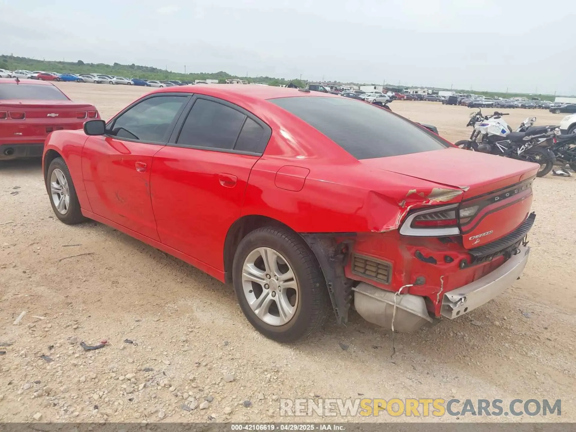 3 Photograph of a damaged car 2C3CDXBG5LH238953 DODGE CHARGER 2020